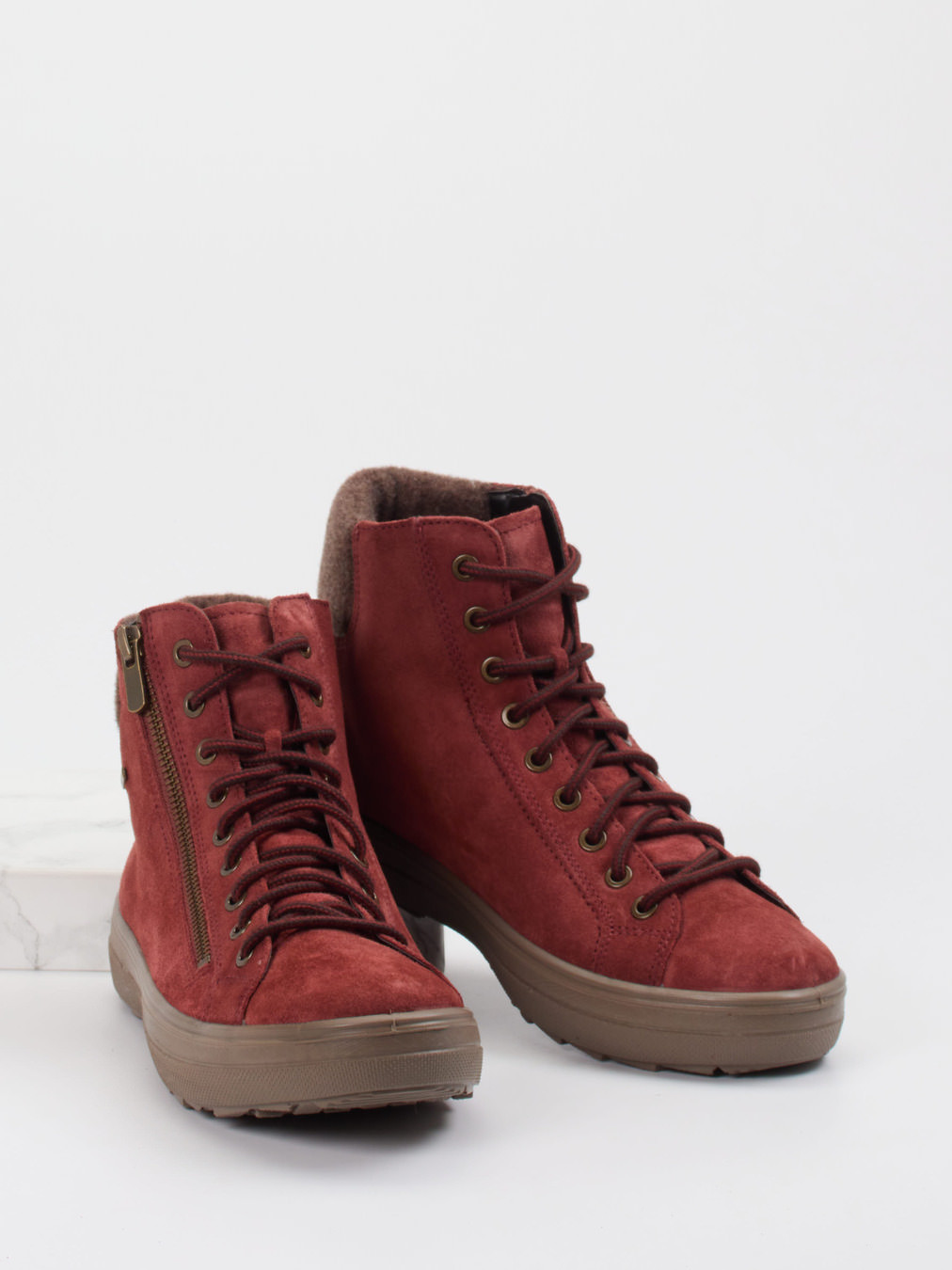 Schnürstiefelette braun 1801259000104