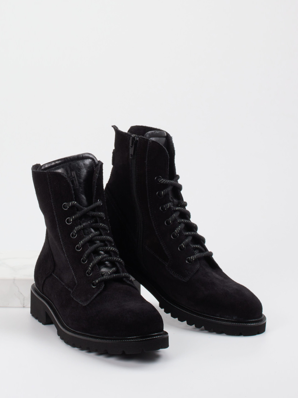 Schnürstiefelette schwarz 2751009039804