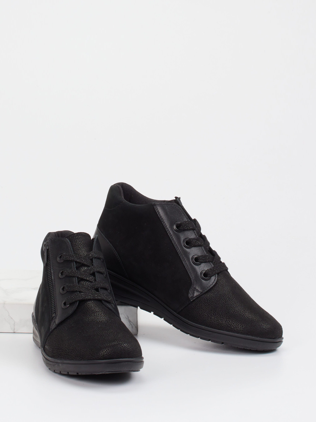 Stiefelette für Diabetiker schwarz 2794009001104