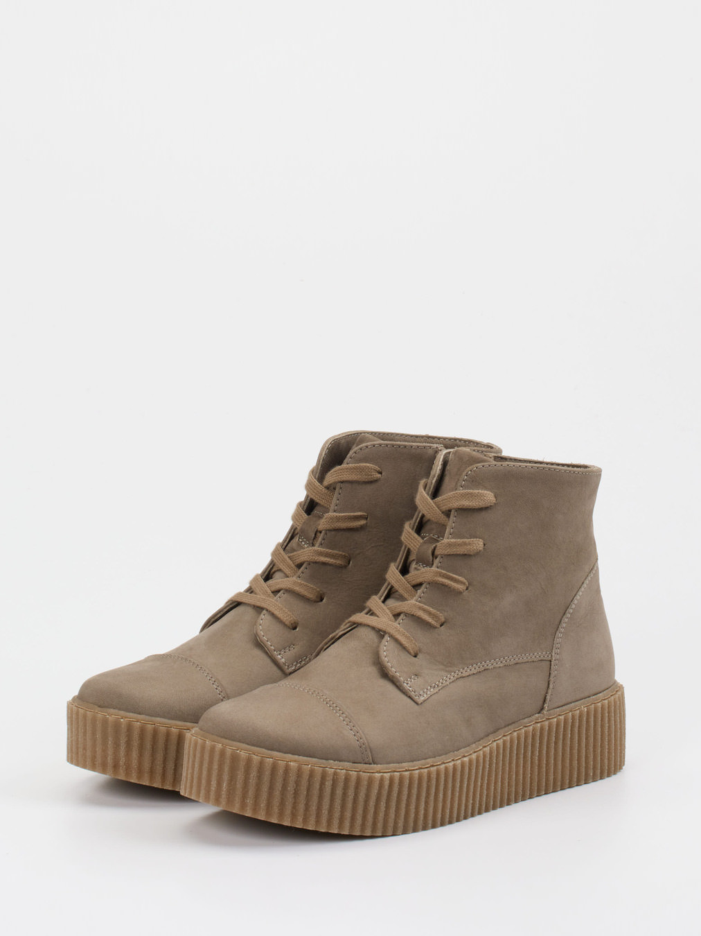 Schnürstiefelette beige 2751329001202