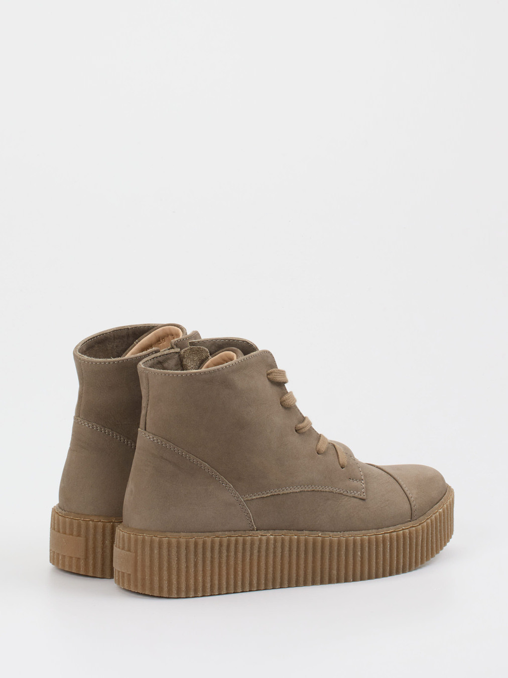 Schnürstiefelette beige 2751329001203