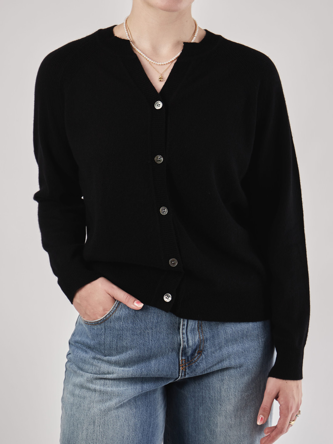 Cardigan & Strickjacke schwarz 9340009000206