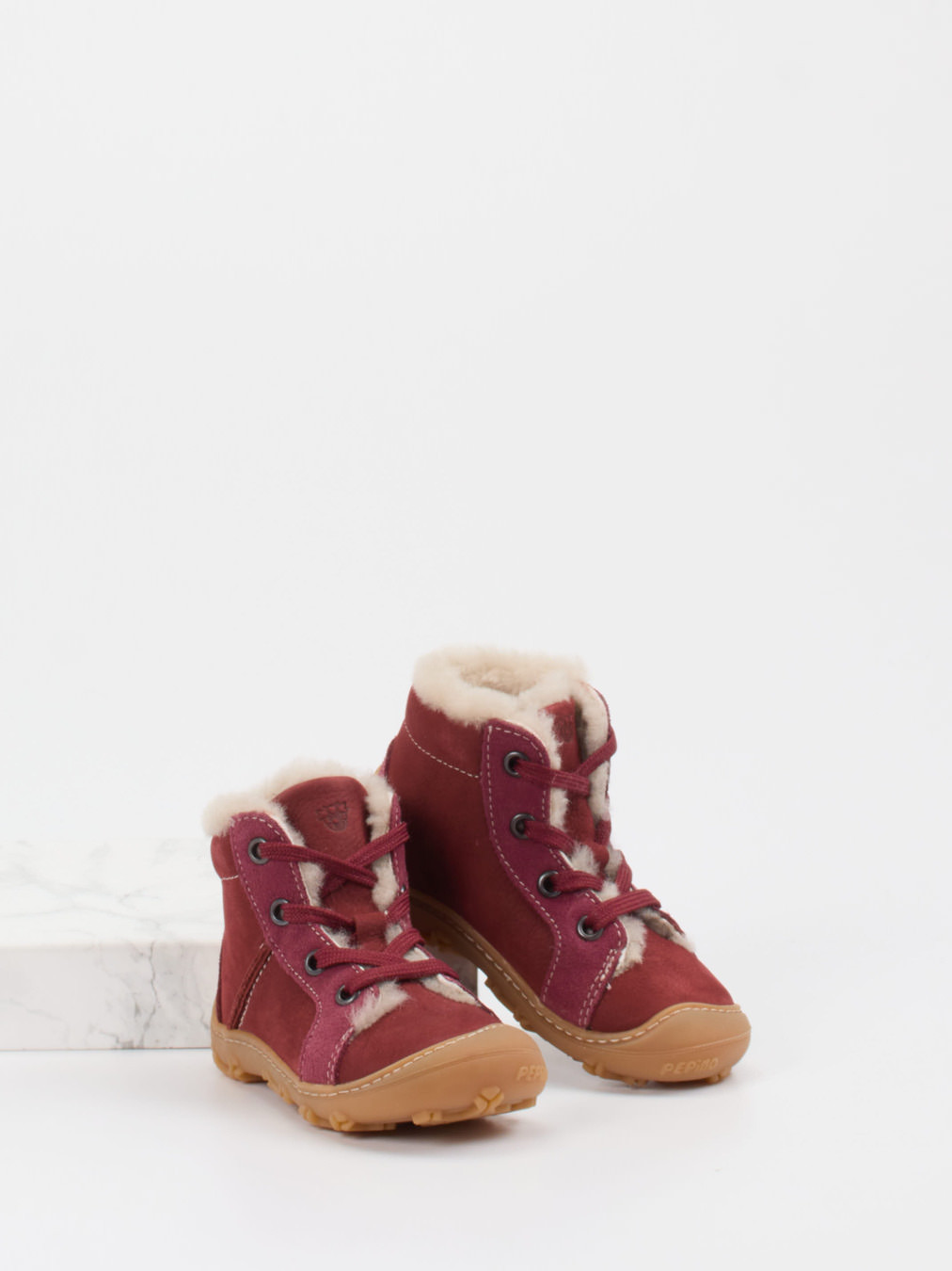 Lauflern-Schnürboot gefüttert rot 6805509000904