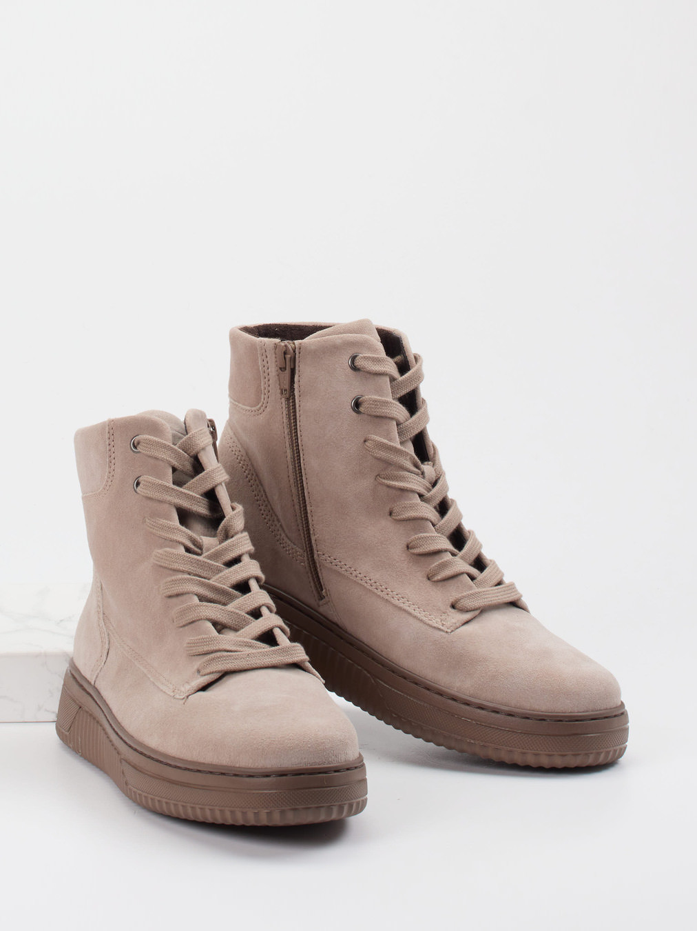 Schnürstiefelette beige 2751349001904