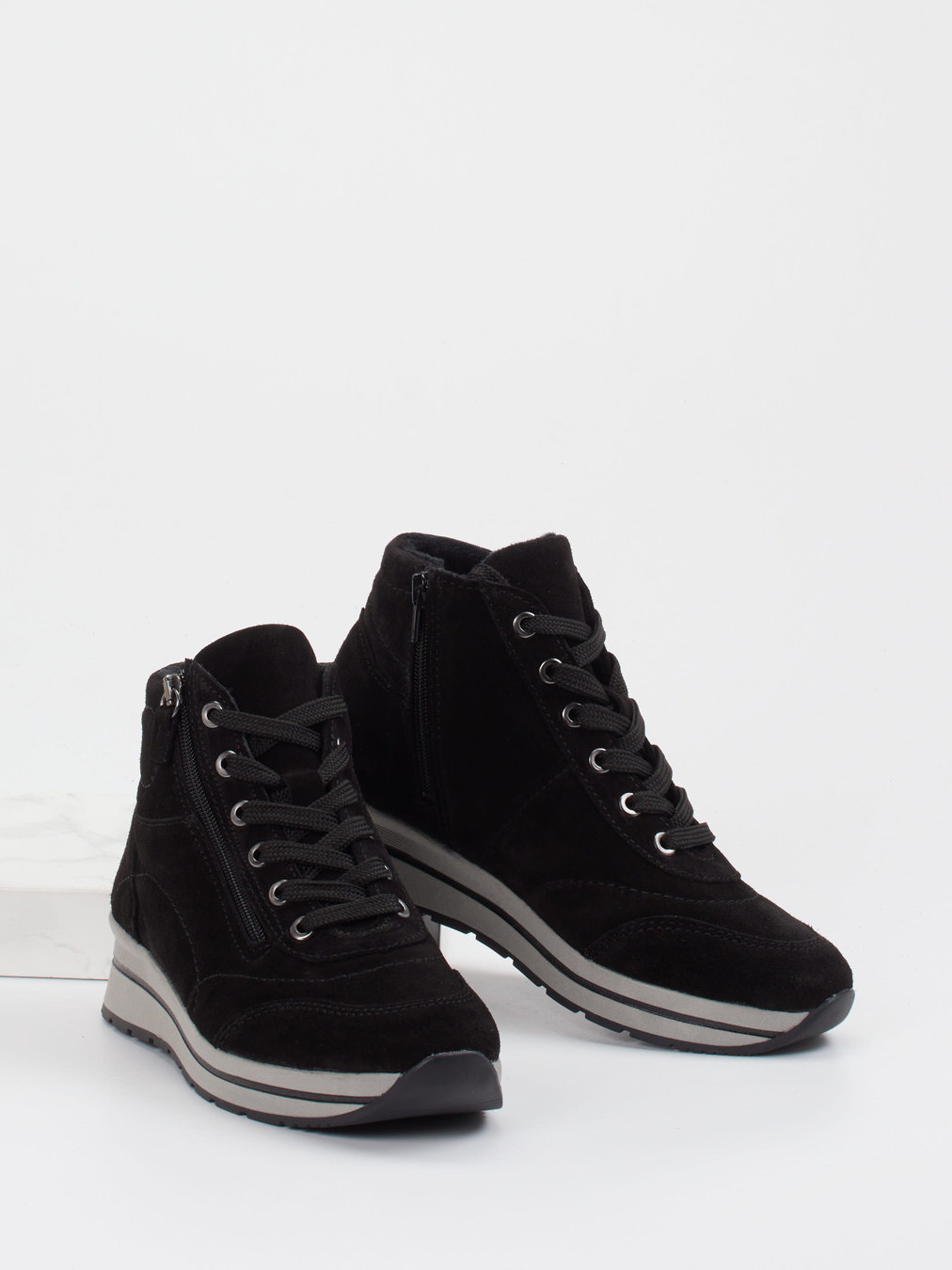 Schnürstiefelette schwarz 2751009038804