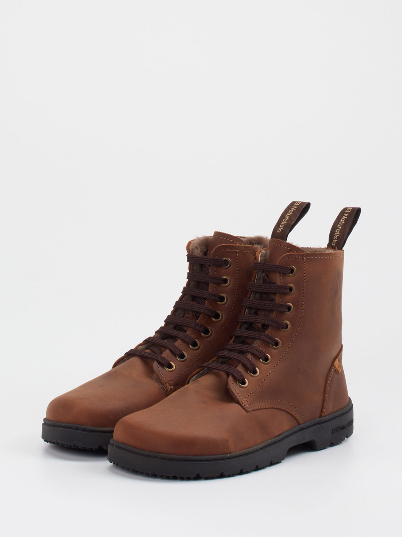 Schnürstiefelette braun 1801219000102