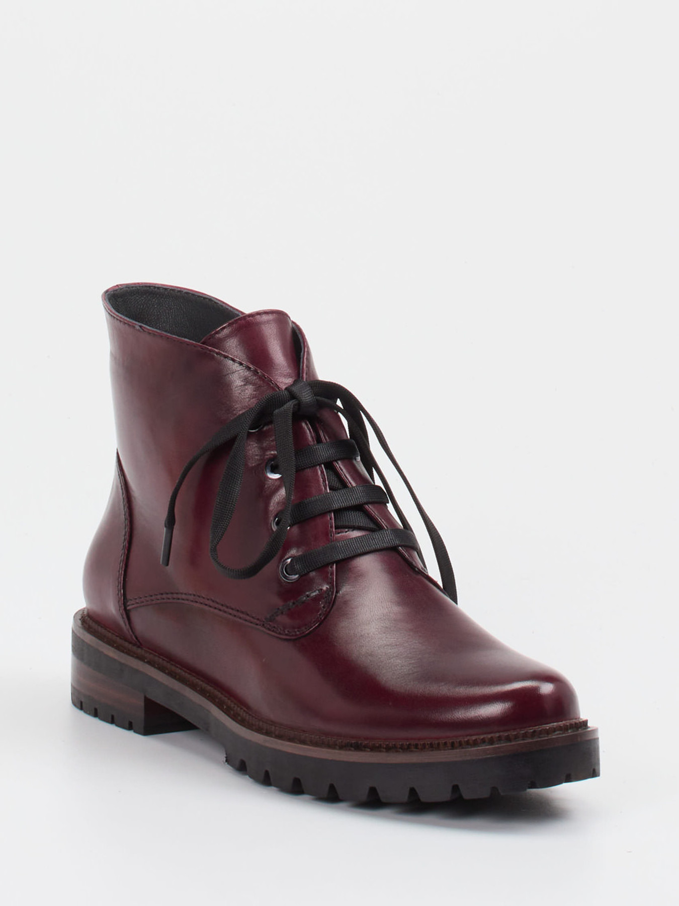 Schnürstiefelette rot 1703509000806