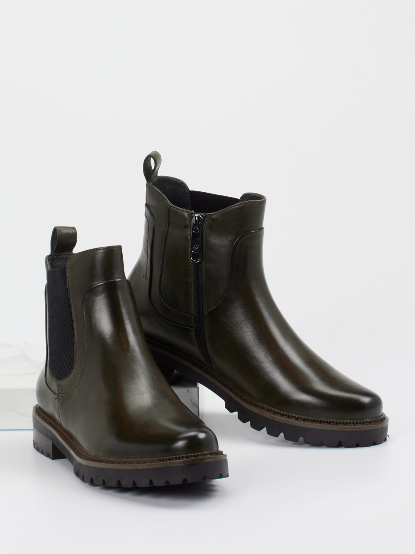 Stiefelette grün 1713609001204