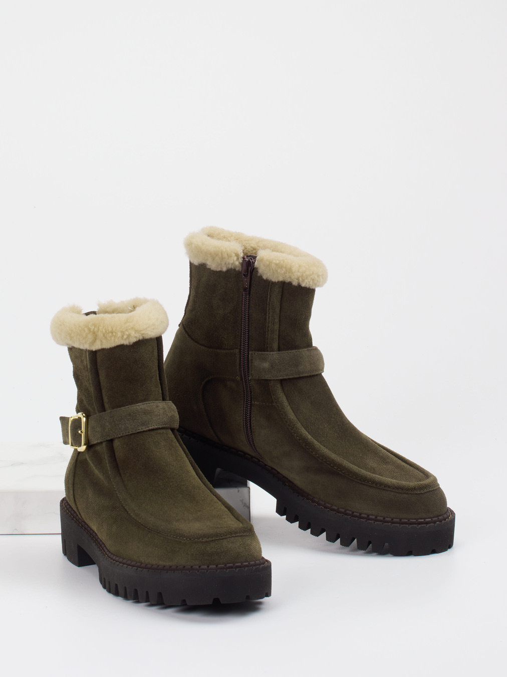 Stiefelette grün 1813629000204