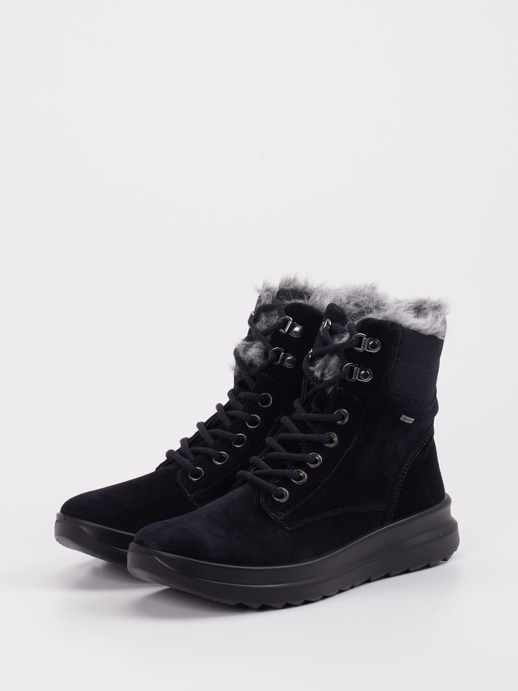 Schnürstiefelette blau 1801109001302