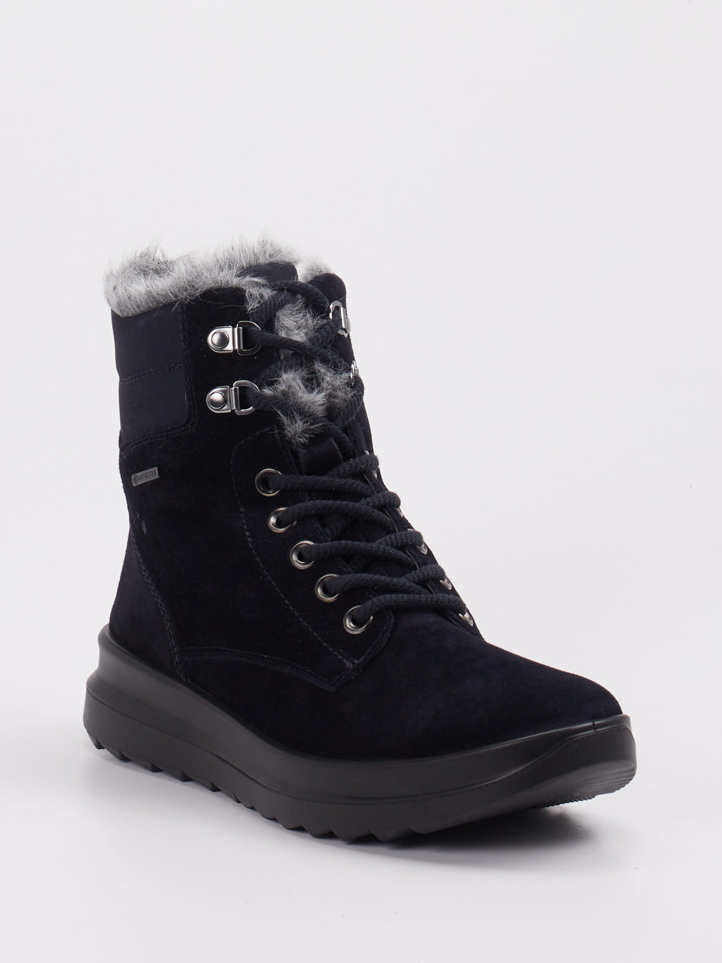 Schnürstiefelette blau 1801109001306