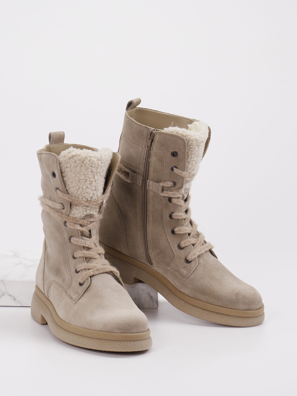 Schnürstiefelette braun 1823249000704