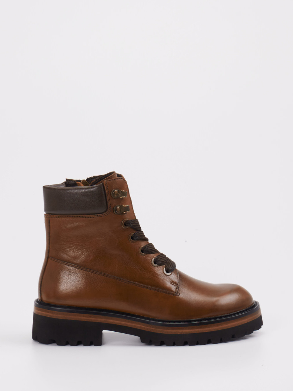 Schnürstiefelette braun 1723289002901