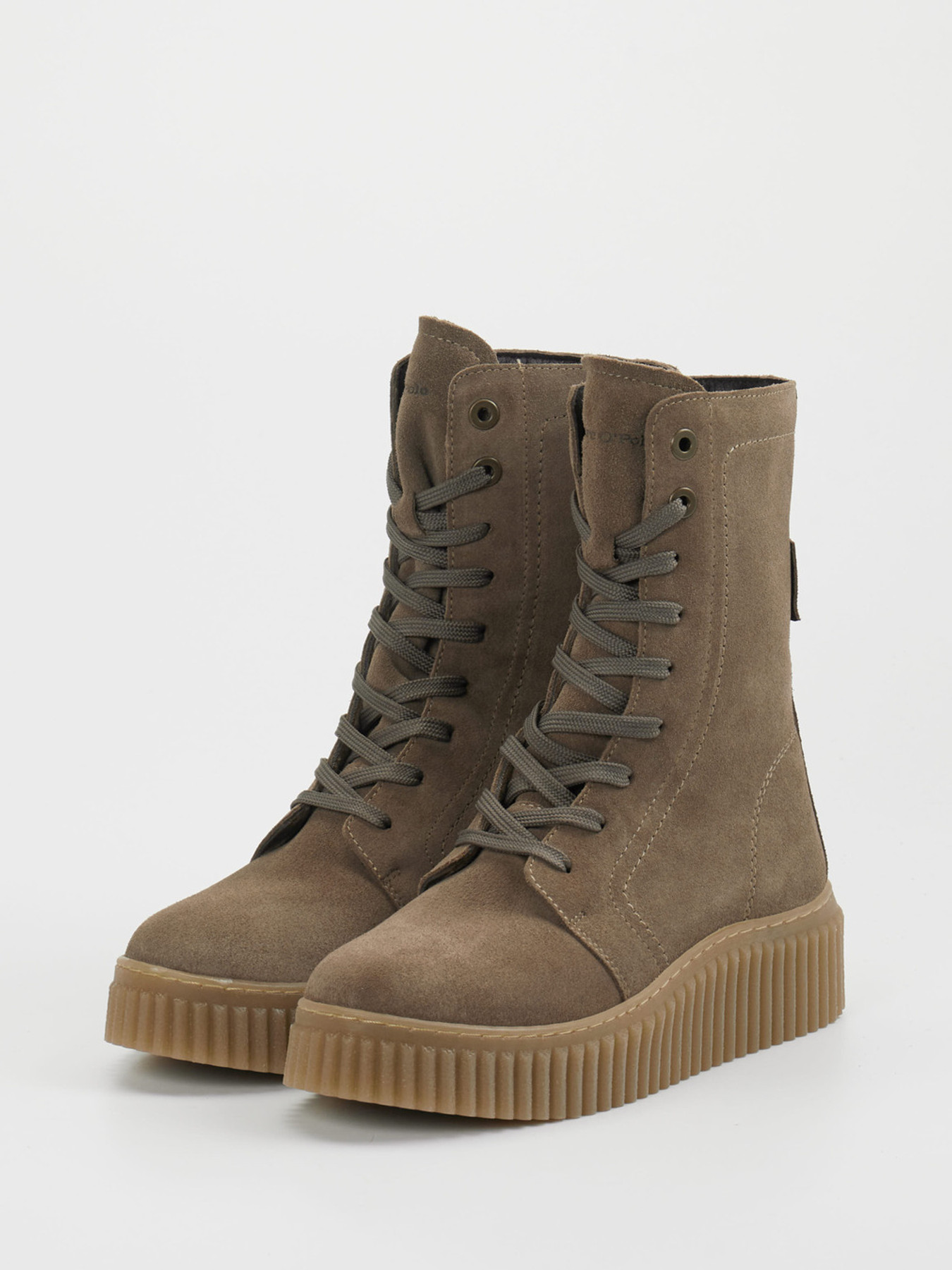 Schnürstiefelette braun 1725249001202