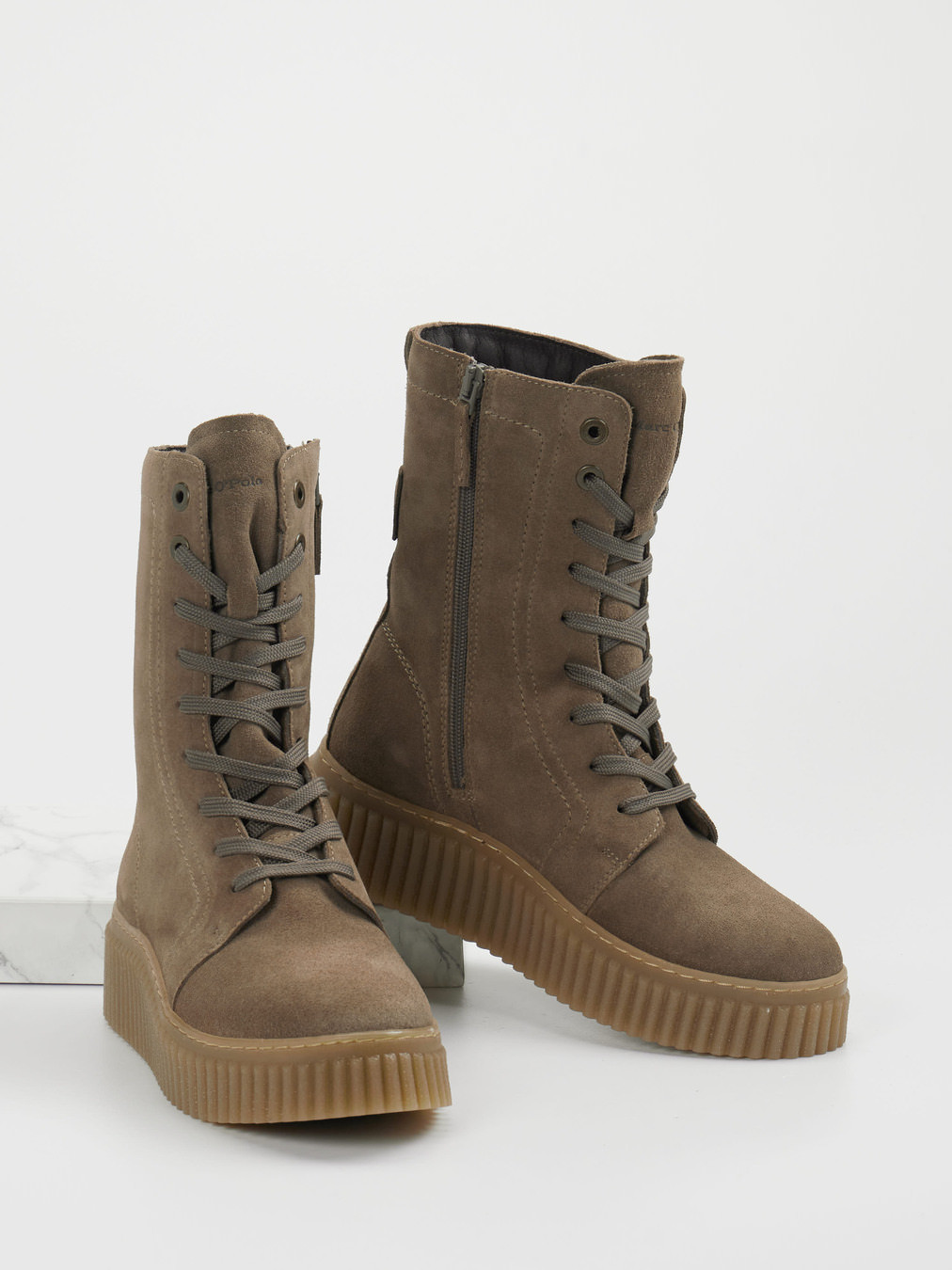 Schnürstiefelette braun 1725249001204