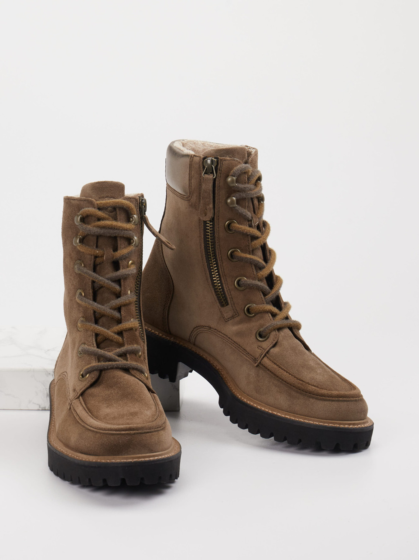 Schnürstiefelette braun 1723229001004