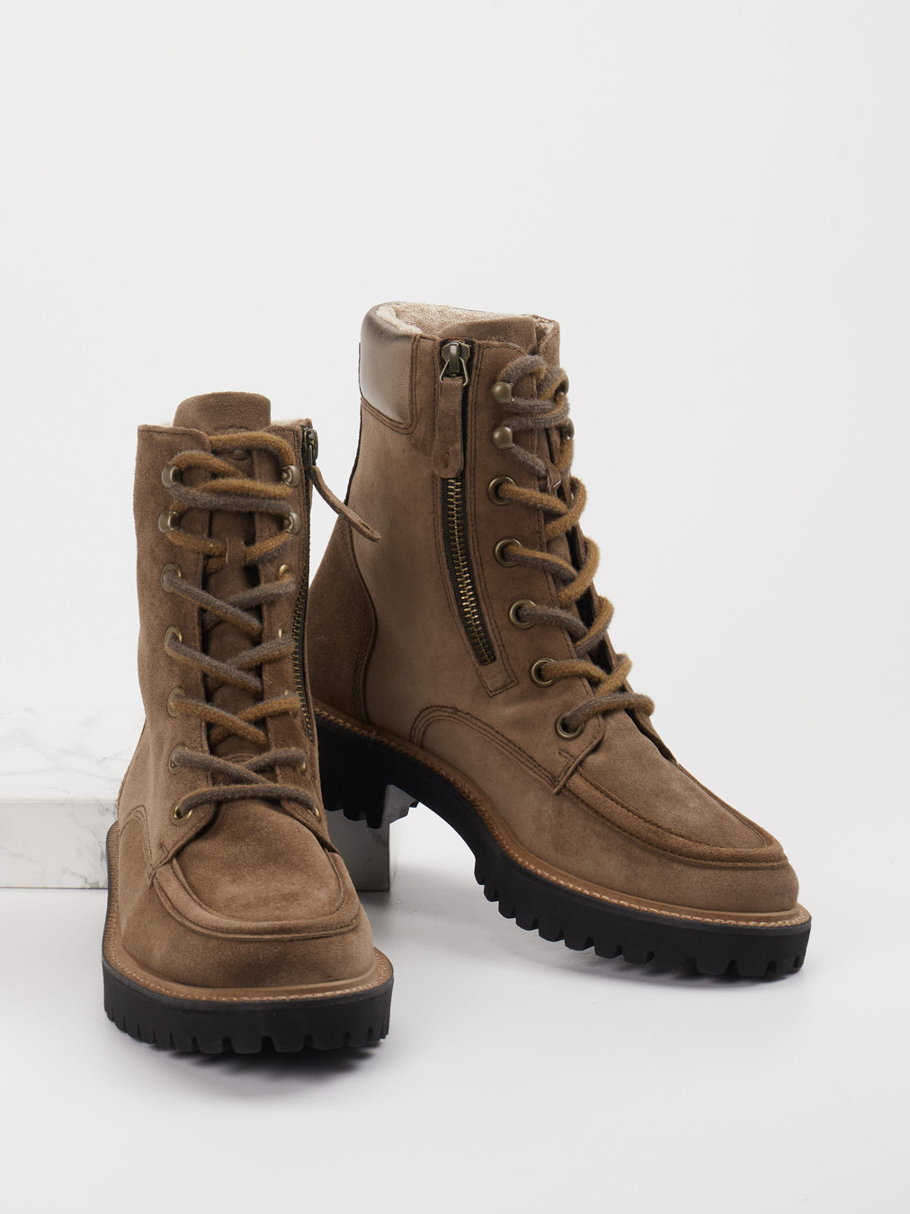 Schnürstiefelette braun 1723229001004