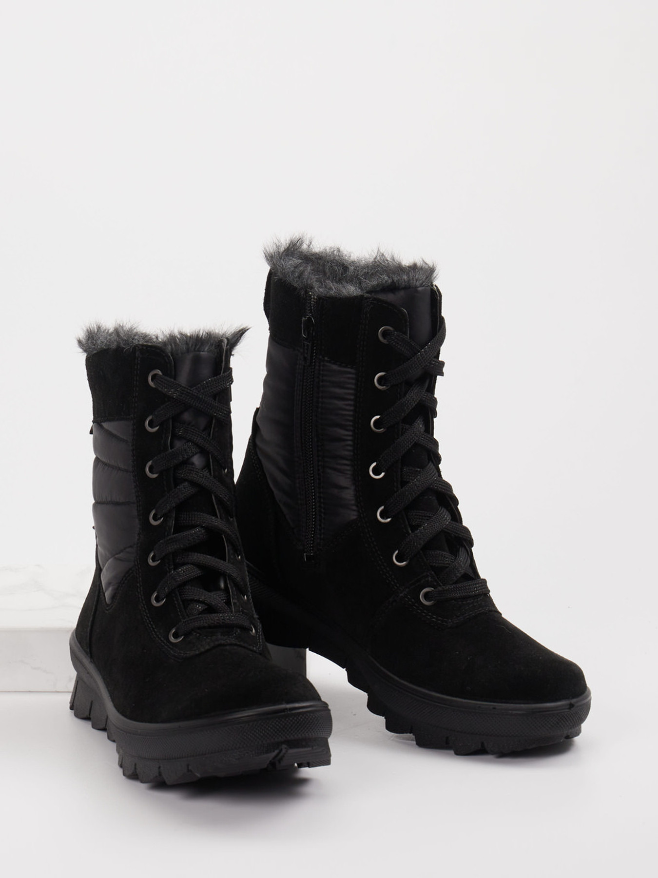 Schnürstiefelette schwarz 1821009001604