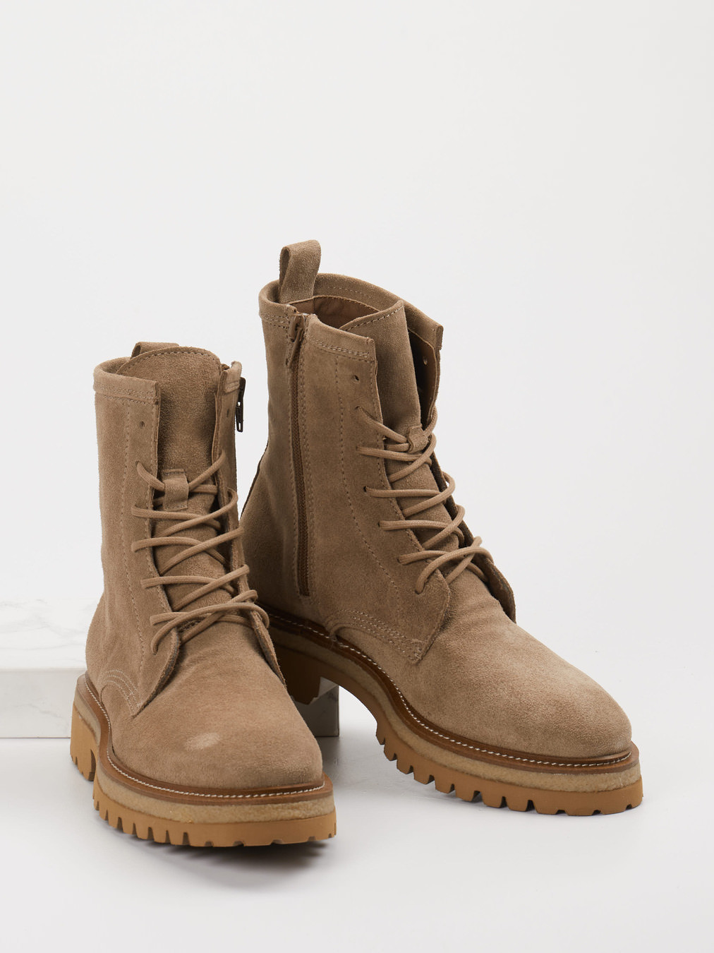 Schnürstiefelette braun 1723249001704