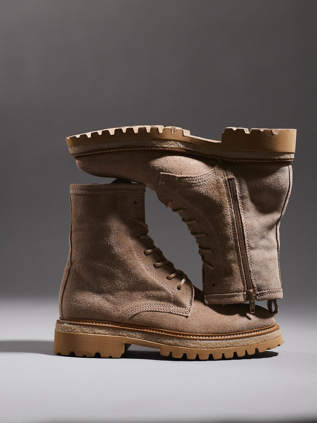 Schnürstiefelette braun 1723249001702