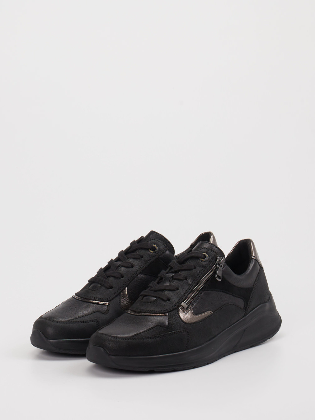 Schnürschuhe für Diabetiker schwarz 2691004000202