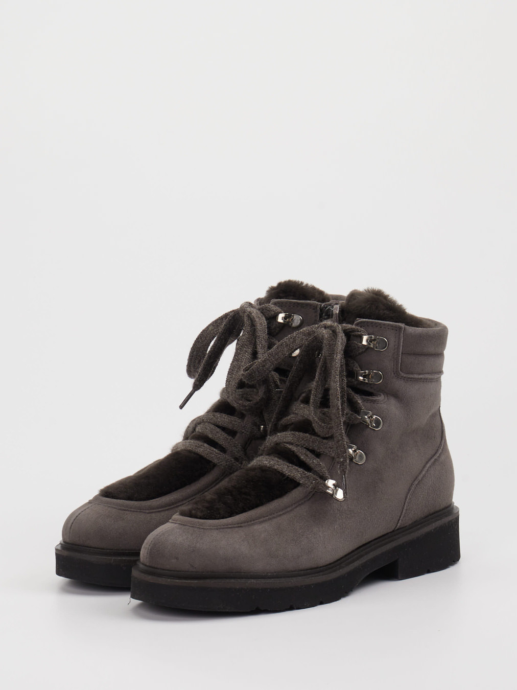 Schnürstiefelette grau 1803459001602