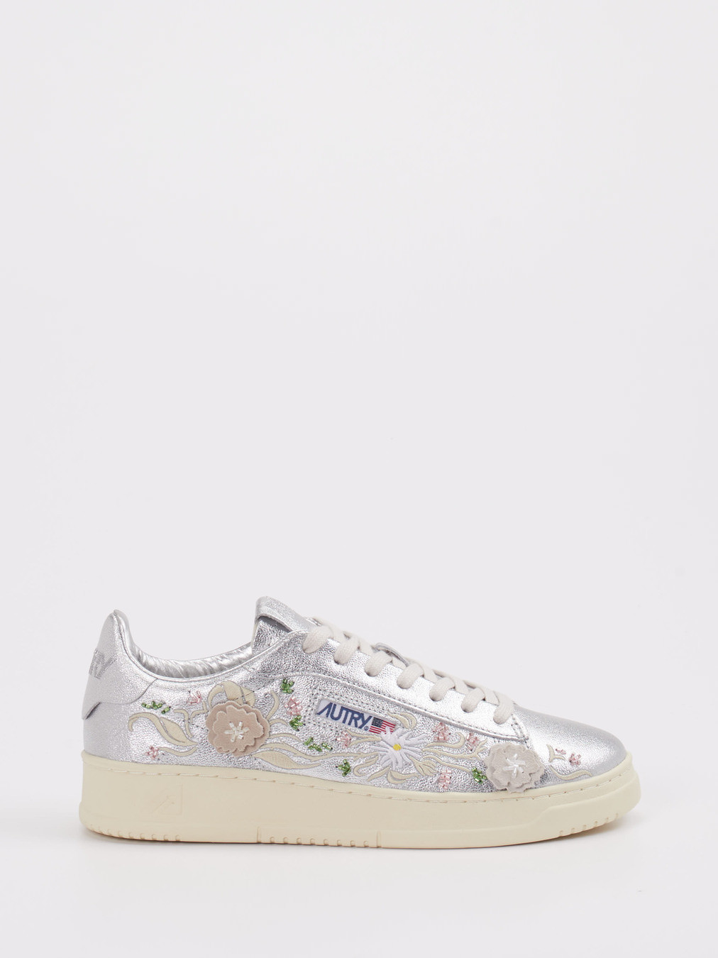 Sneaker Floral Dallas Low silber 1663449008601