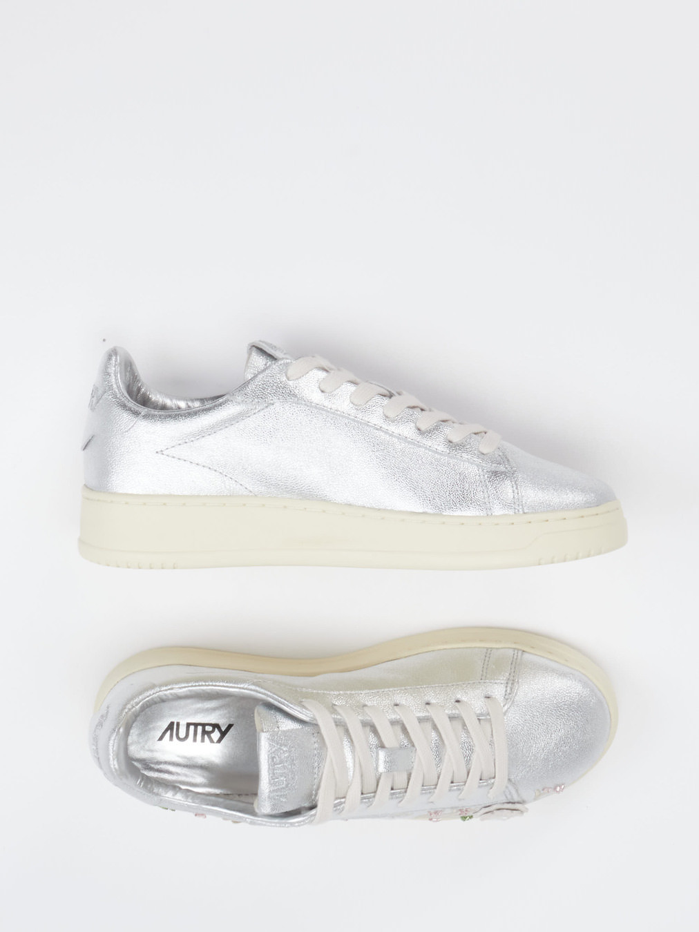 Sneaker Floral Dallas Low silber 1663449008604