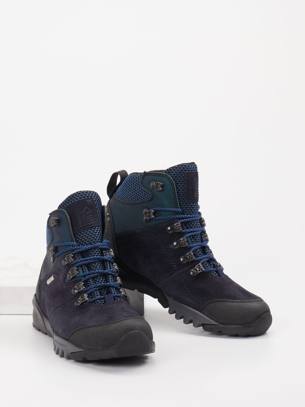 Schnürstiefelette blau 2751109013304