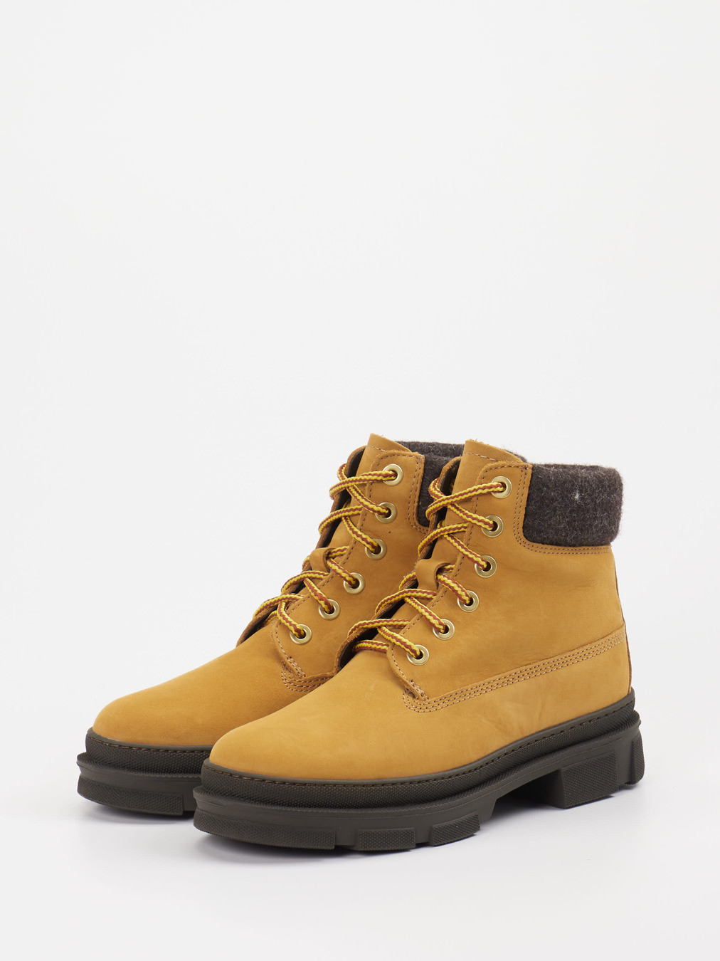 Schnürstiefelette gelb 1803859000202