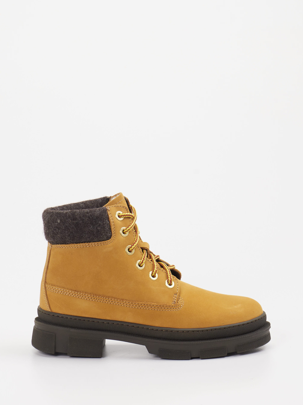 Schnürstiefelette gelb 1803859000201