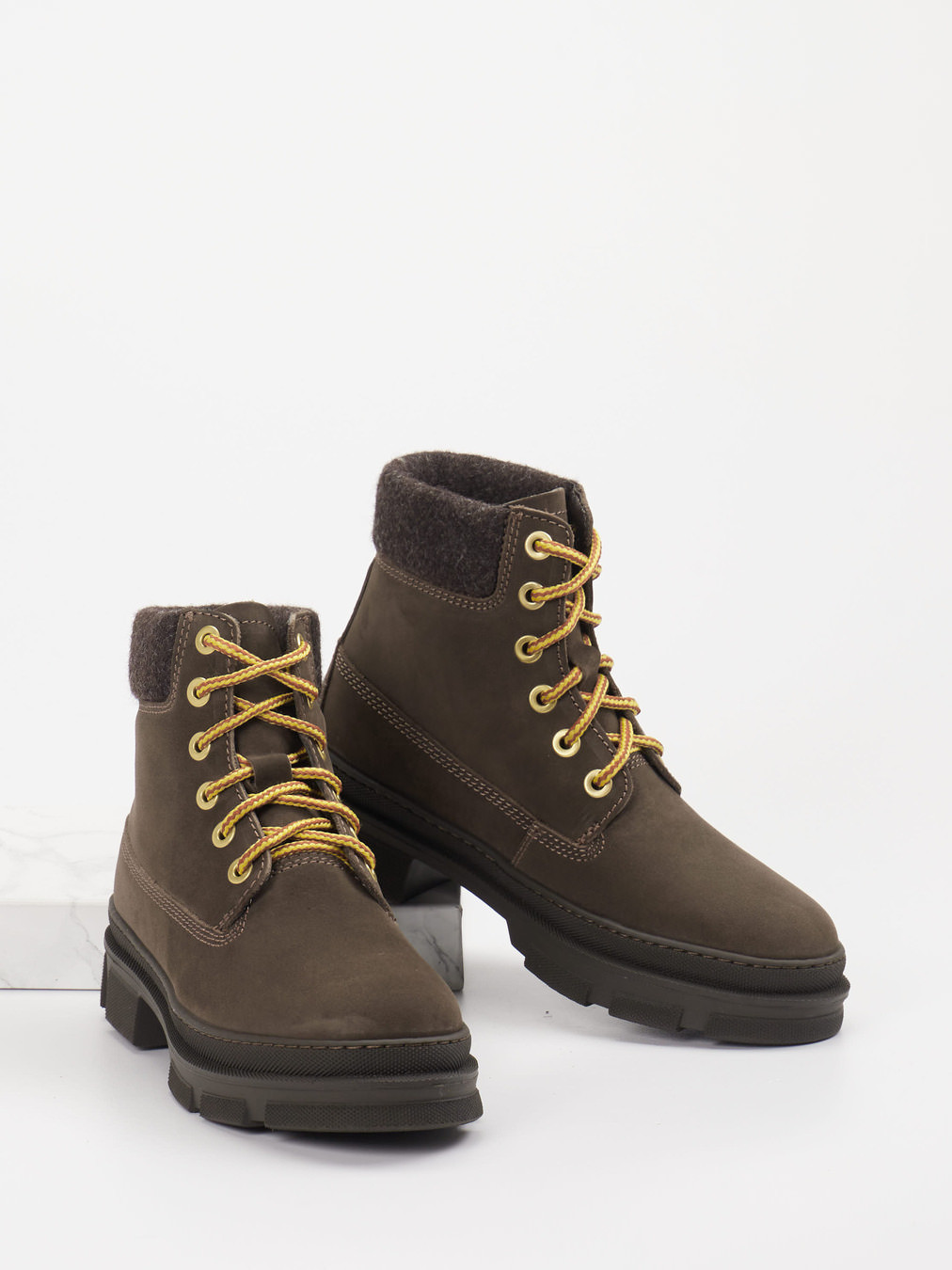 Schnürstiefelette braun 1803209001704