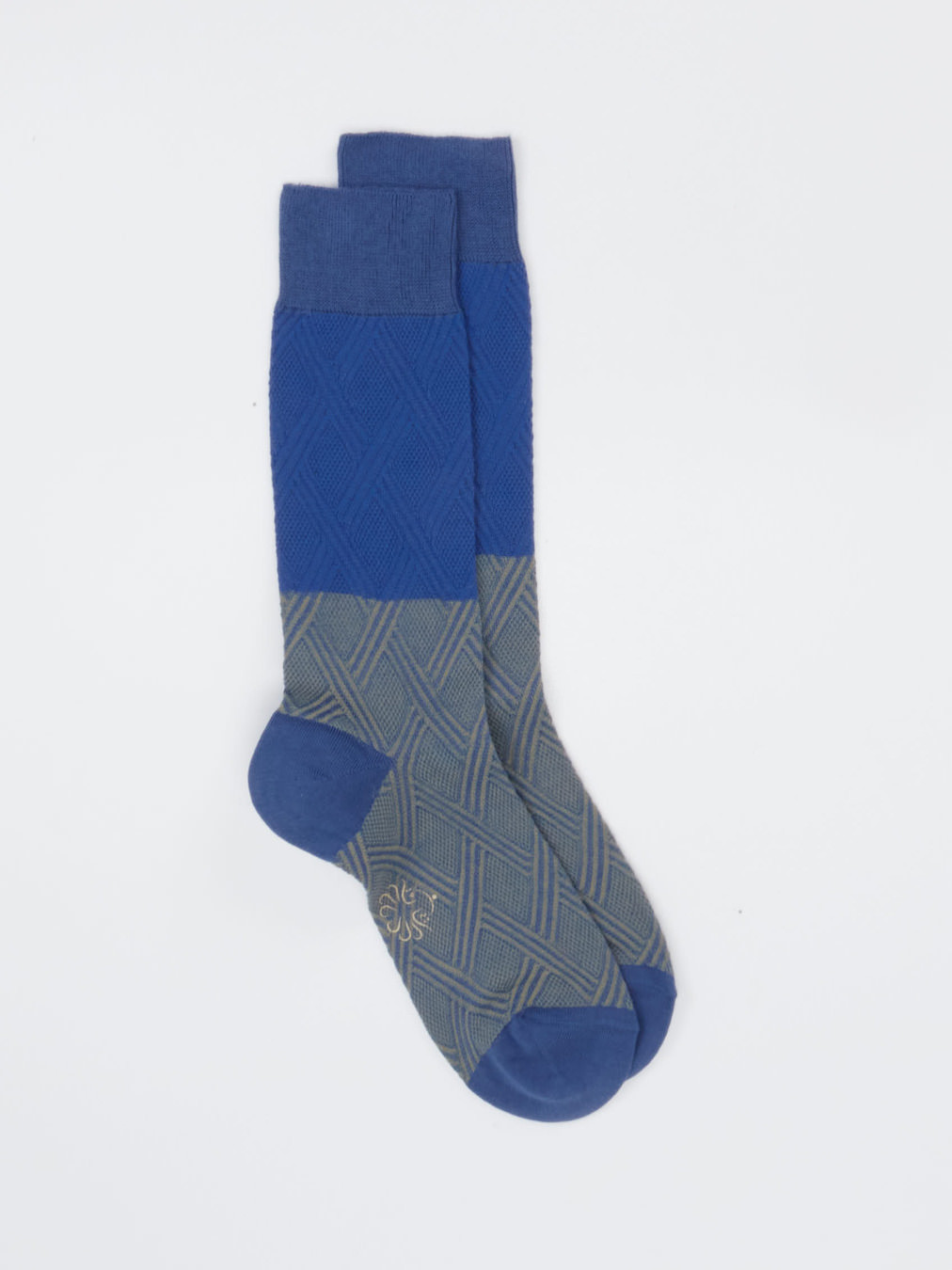 Socke gemustert blau 9491104001006