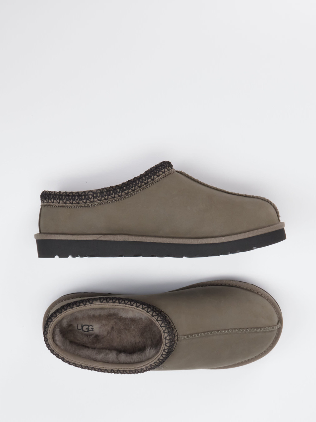 Slipper Tasman II Nubuck grün 4510629002504