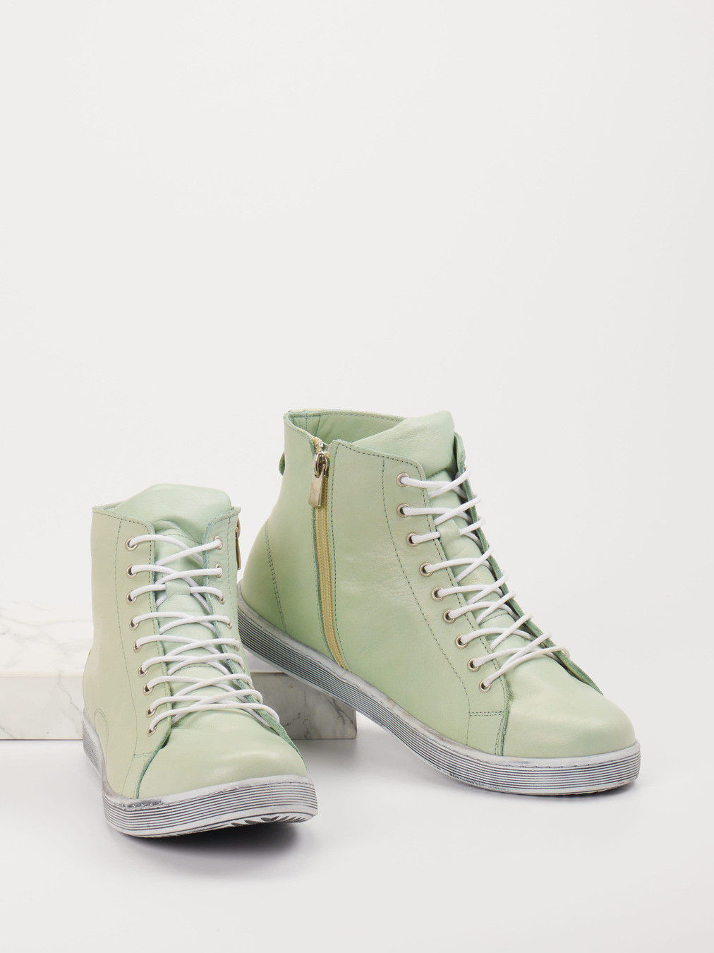 Schnürstiefelette grün 2751699000404