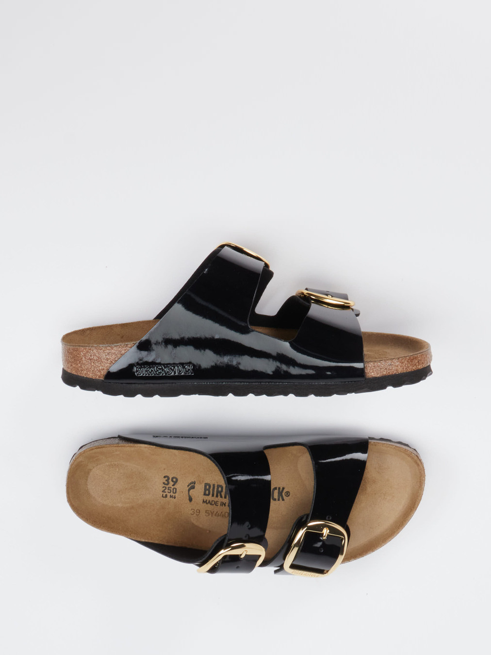 Pantolette Arizona Big Buckle schwarz 2110009005904