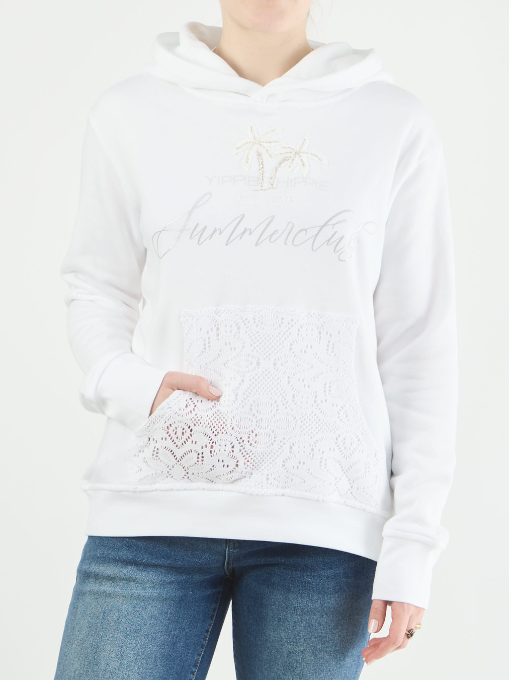 Hoodie weiß 9342793000206