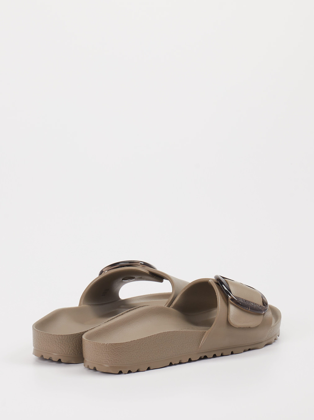 Badepantolette Madrid Big Buckle braun 7121249000403