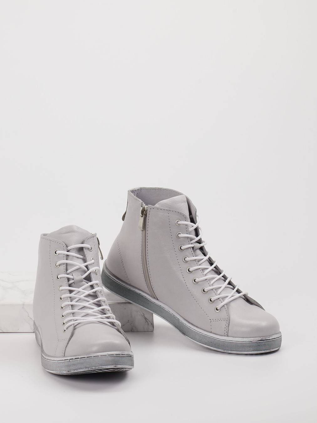 Schnürstiefelette grau 2751499000604