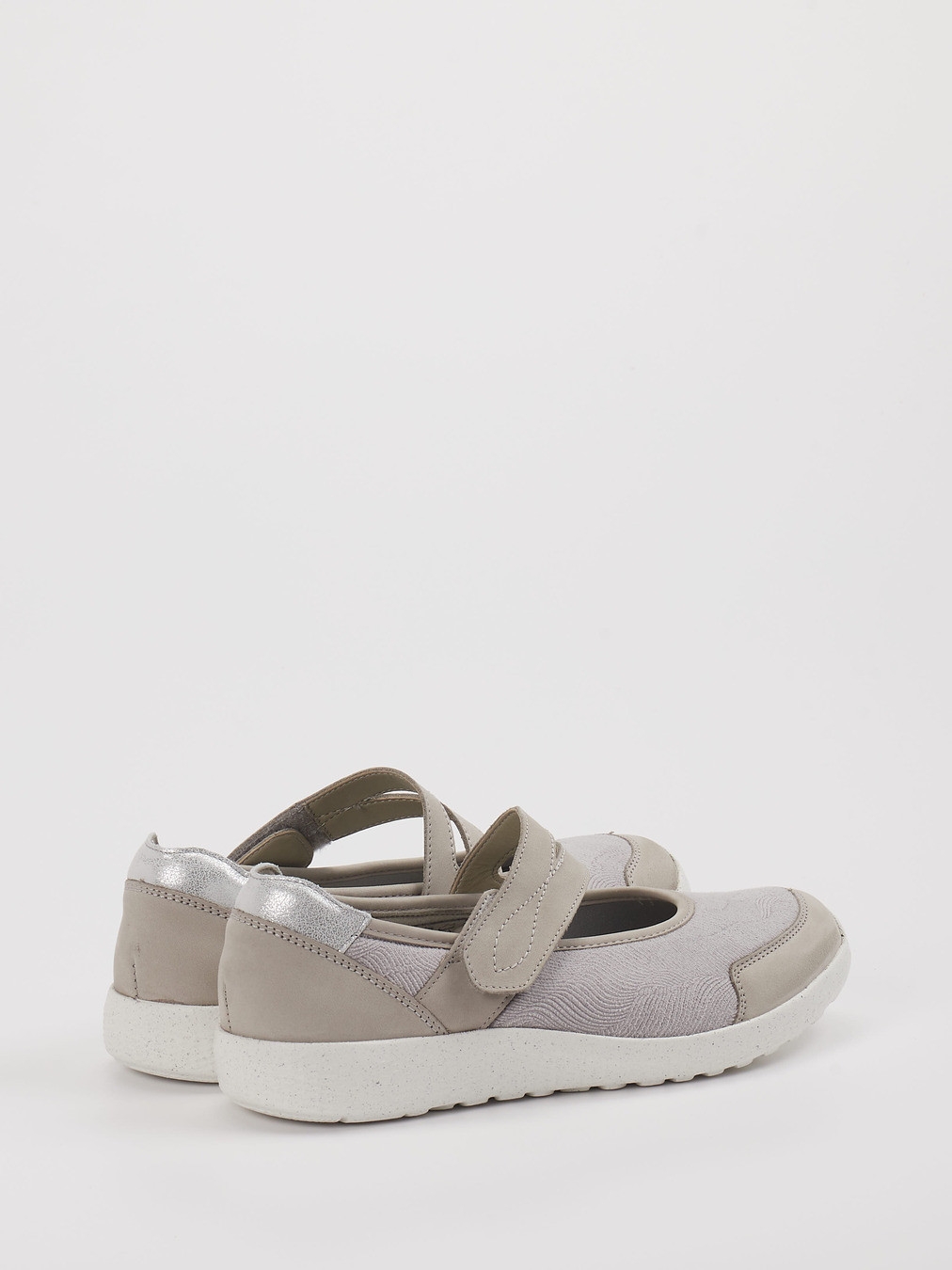 Spangenpumps für Diabetiker silber 2495449000203