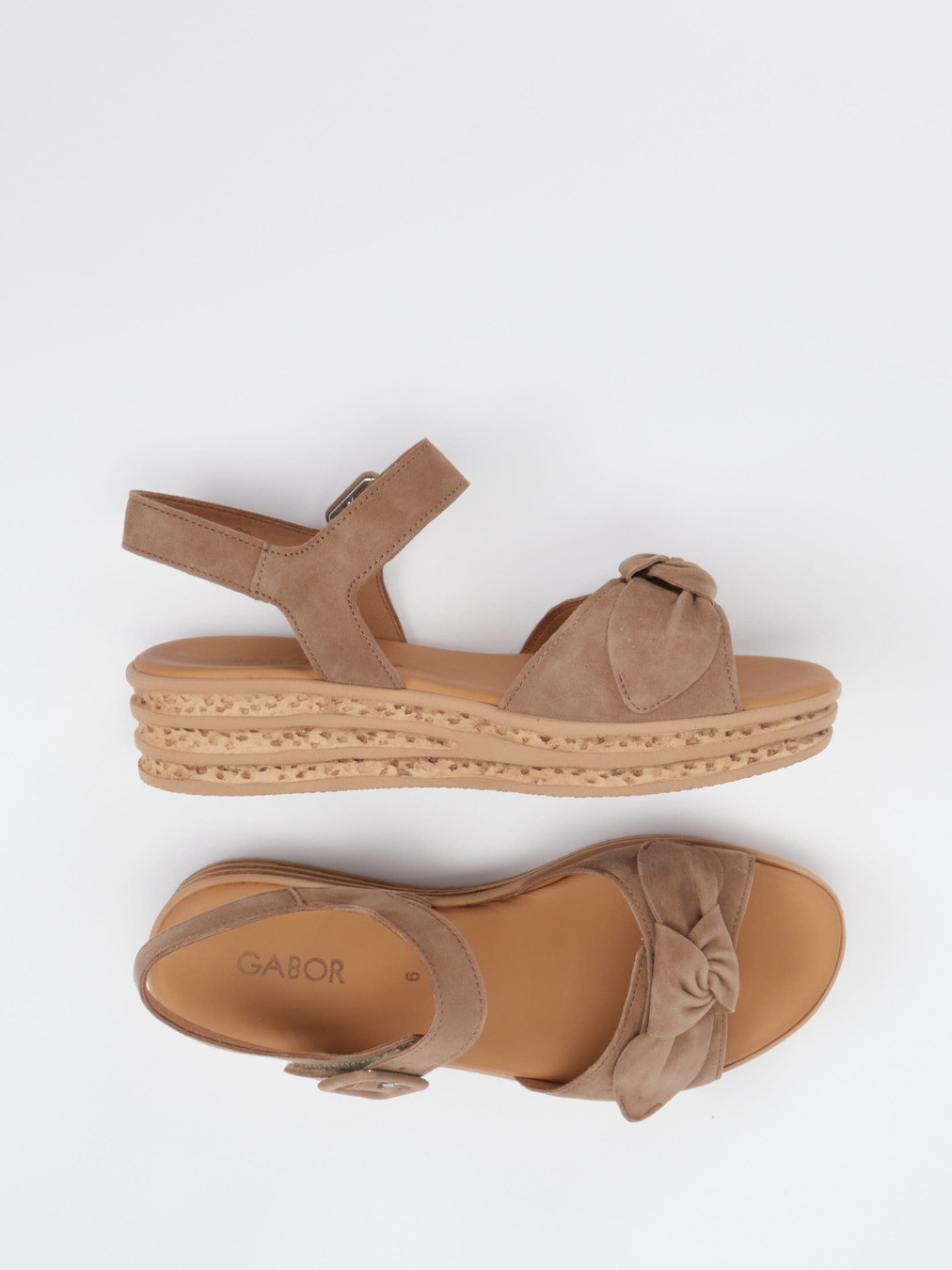 Keilsandalette braun 1235229000104