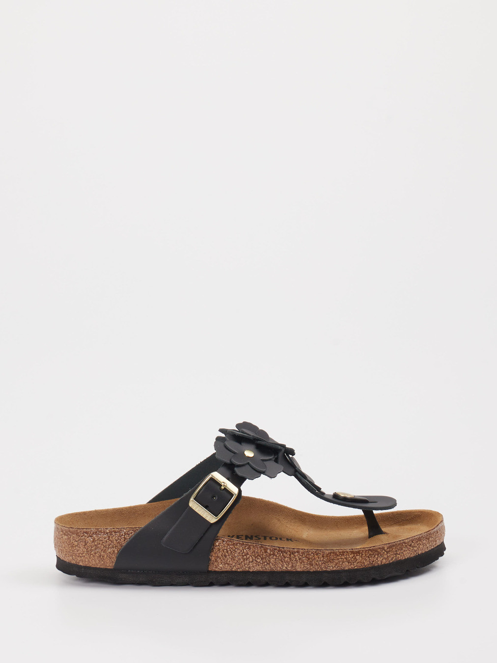 Zehentrenner Gizeh Flowers schwarz 2140009003701