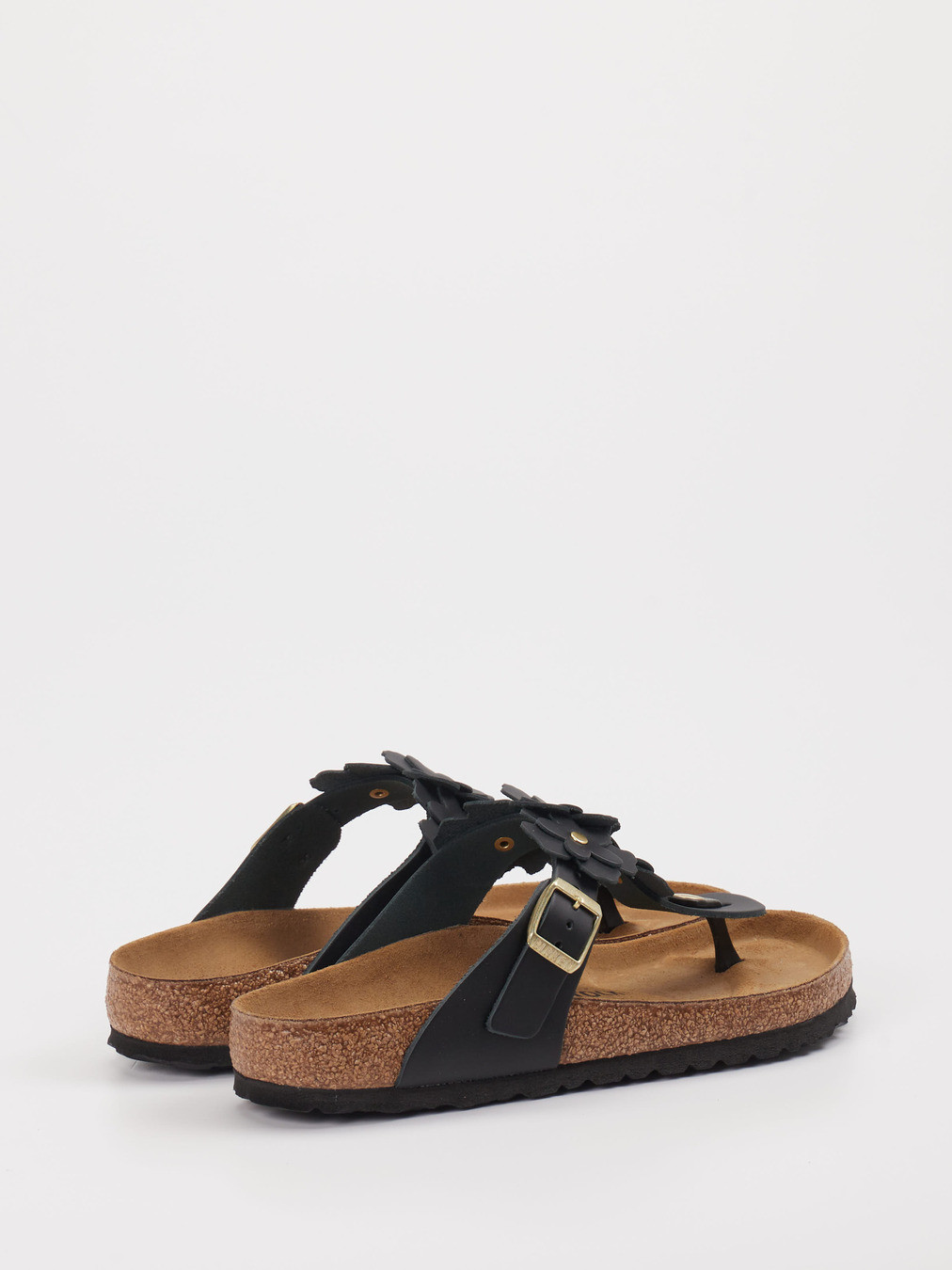 Zehentrenner Gizeh Flowers schwarz 2140009003703