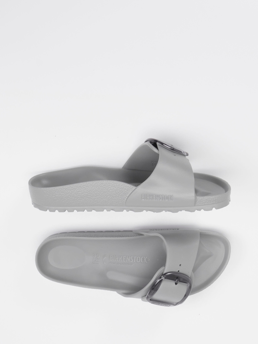 Badepantolette Madrid Big Buckle grün 7121679000304