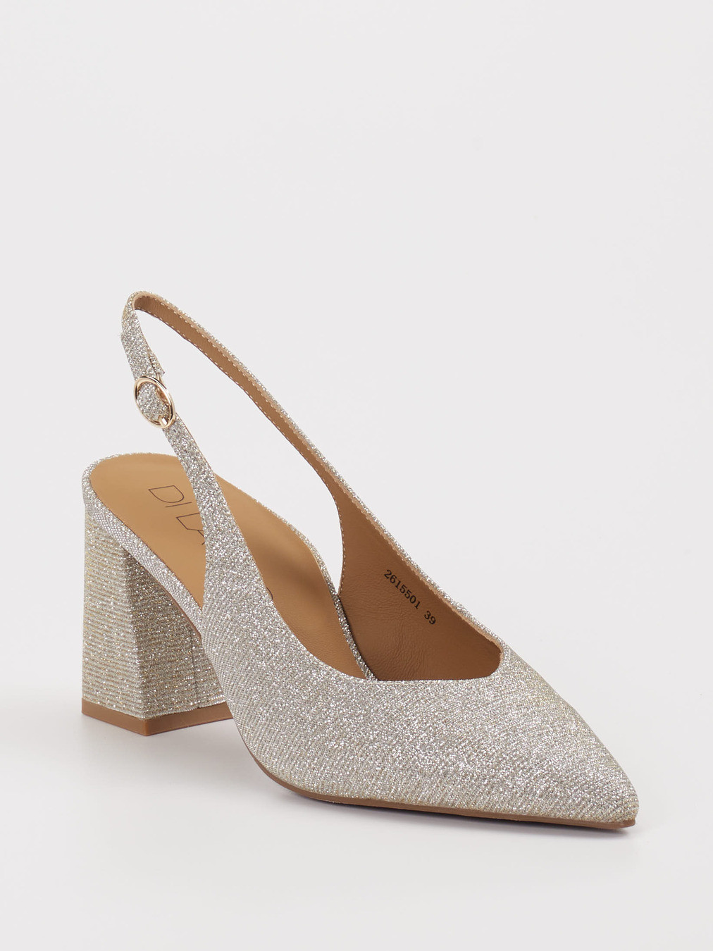 Slingpumps silber 1309449000506