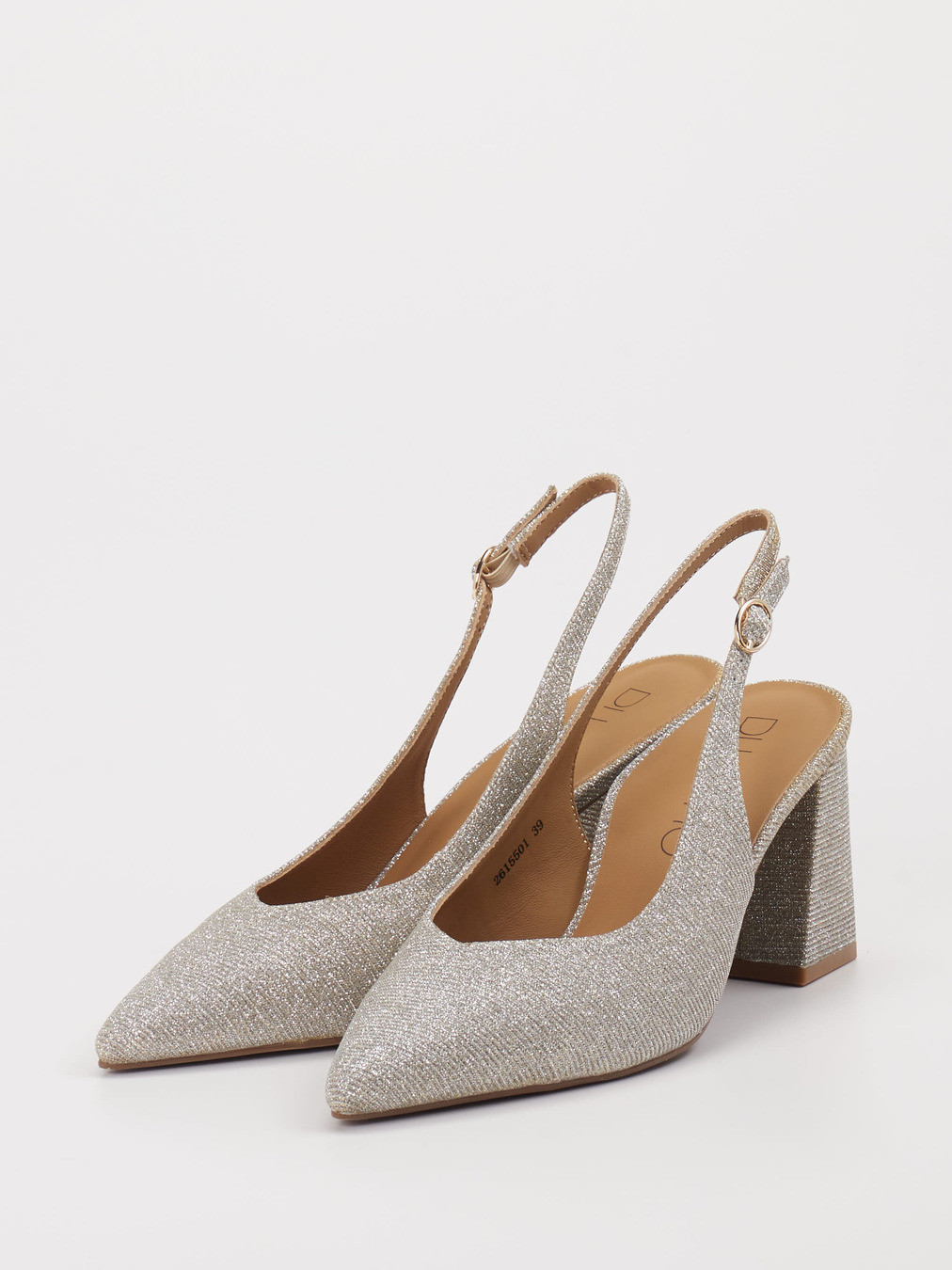 Slingpumps silber 1309449000502