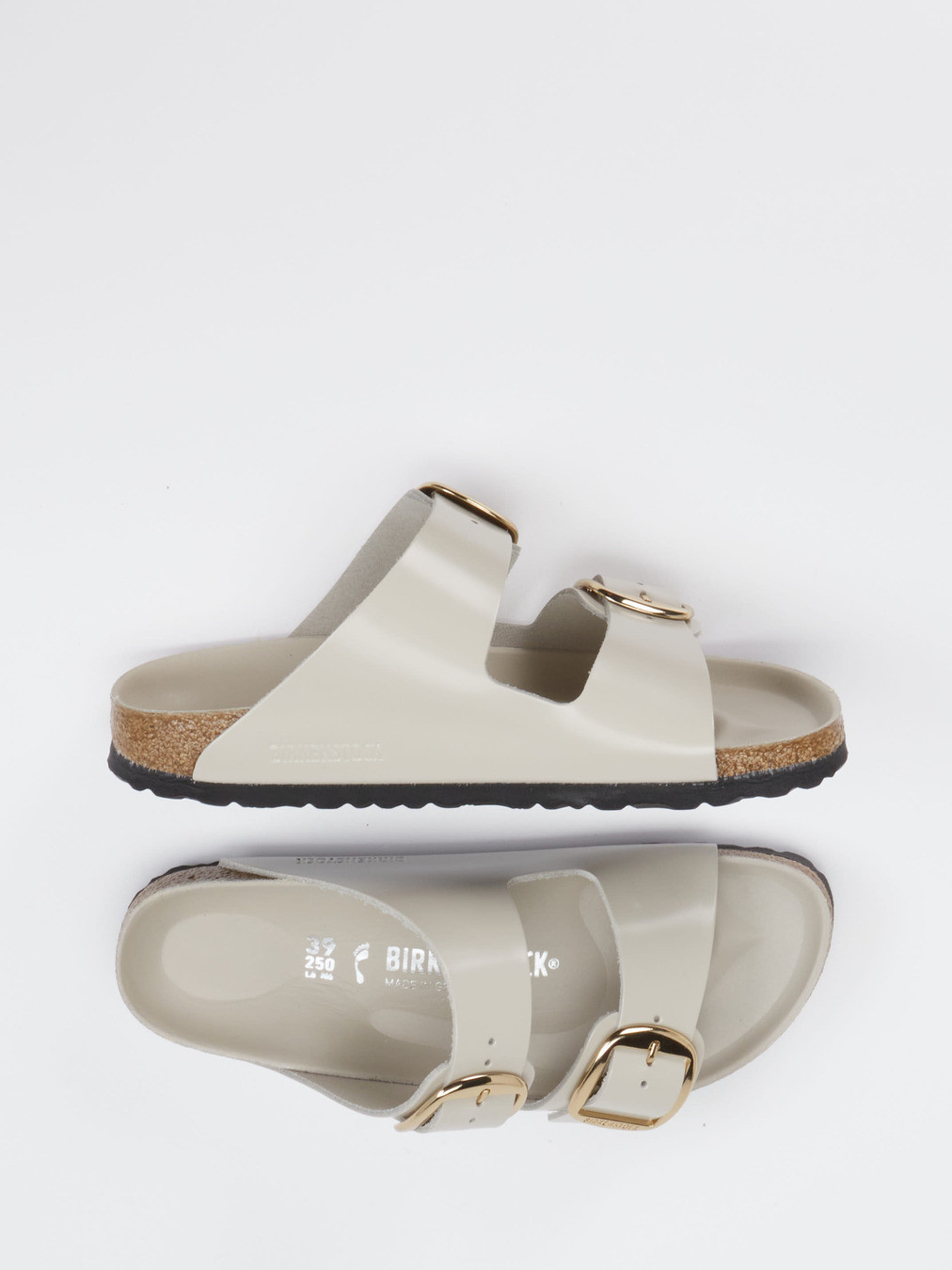 Pantolette Arizona Big Buckle weiß 2110749000104