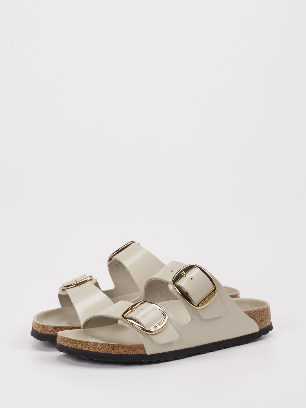 Pantolette Arizona Big Buckle weiß 2110749000102