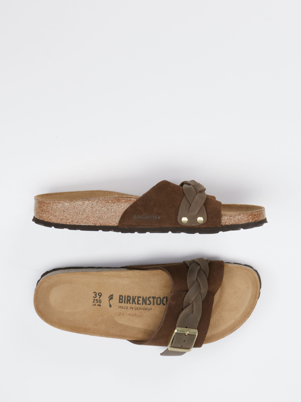 Pantolette Oita Braided braun 2110209001604