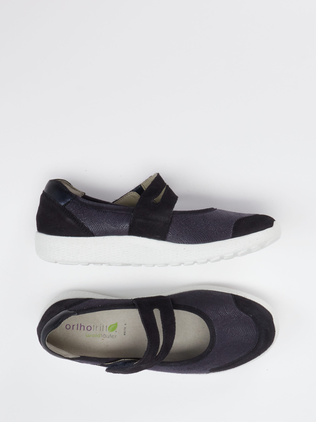 Spangenpumps für Diabetiker blau 2495109000704